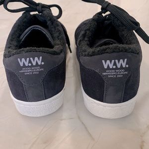 Wood Wood Womens Navy Sneakers